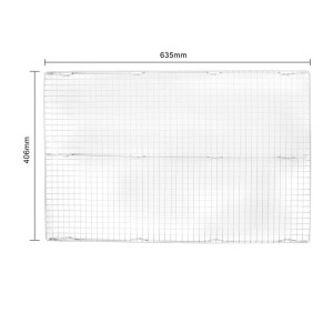 Mreža za hlajenje velikega formata - Š 635 x G 406 mm - Vogue