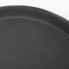 Nedrseč krožni pladenj iz steklenih vlaken črne barve 356mm - Olympia KRISTALLON - Fourniresto