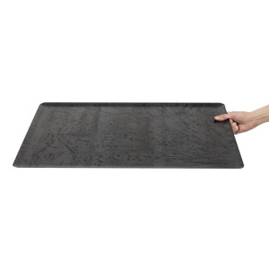 Plošča za kuhanje iz modre pločevine - 600 x 400 mm - Bourgeat