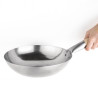 Wok Fond Plošča iz nelegiranega jekla - 25,4 cm - Vogue - Fourniresto