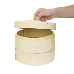 Košara za parjenje iz bambusa 20,3 cm - Vogue - Fourniresto
