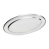 Servirni pladenj ovalen inox - 450mm - Olympia - Fourniresto