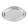 Servirni pladenj ovalen inox - 450mm - Olympia - Fourniresto