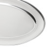 Servirni pladenj ovalen inox - 450mm - Olympia - Fourniresto
