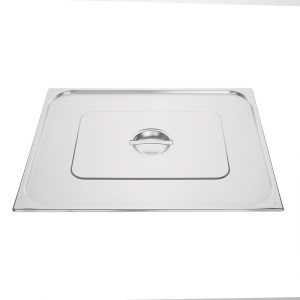 Pokrov iz dvojnega inoxa - GN 2/1 inox - Vogue - Fourniresto