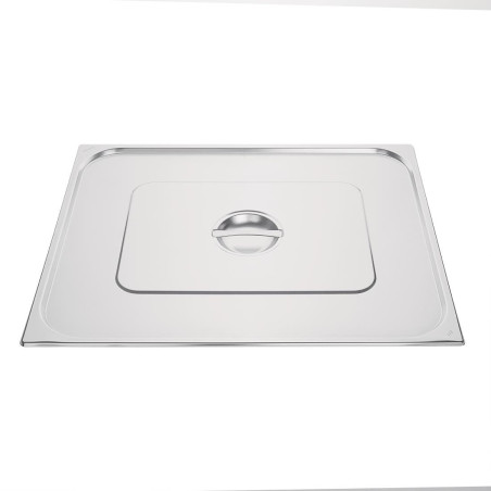 Pokrov iz dvojnega inoxa - GN 2/1 inox - Vogue - Fourniresto Pokrov iz dvojnega inoxa - GN 2/1 inox - Vogue - Fourniresto