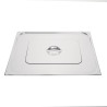 Pokrov iz dvojnega inoxa - GN 2/1 inox - Vogue - Fourniresto