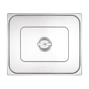 Pokrov iz dvojnega inoxa - GN 2/1 inox - Vogue - Fourniresto