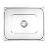 Pokrov iz dvojnega inoxa - GN 2/1 inox - Vogue - Fourniresto