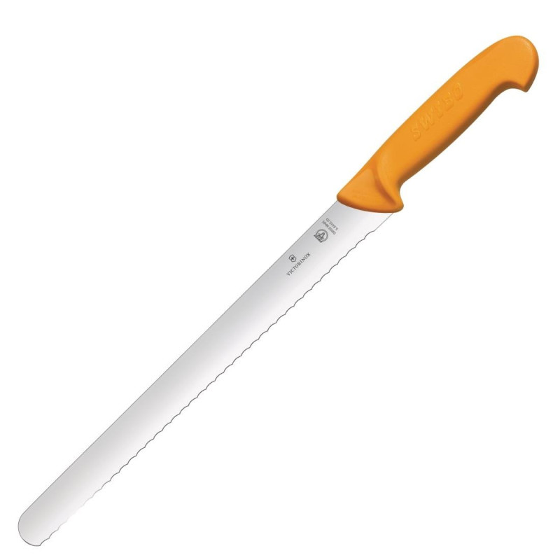 Nož za rezanje z nazobčano rezilo - L 255 mm - FourniResto