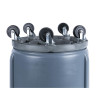 Zbiralec surovega materiala sivo- 121,1 L - Rubbermaid