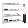 Etagère Modularna 4 Nivoji-H 1840mm - Vogue - Fourniresto