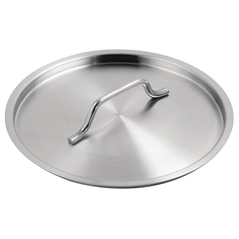 Stainless Steel Lid - Ø 200mm - Vogue Stainless Steel Lid - Ø 200mm - Vogue