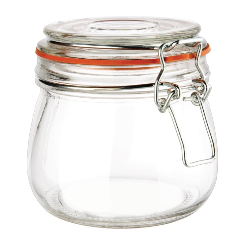 Kozarec za shranjevanje s sponko 500 ml - Vogue - Fourniresto Kozarec za shranjevanje s sponko 500 ml - Vogue - Fourniresto