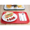 Pladen Self-Service 305 x 415 mm Rdeča - Olympia KRISTALLON - Fourniresto