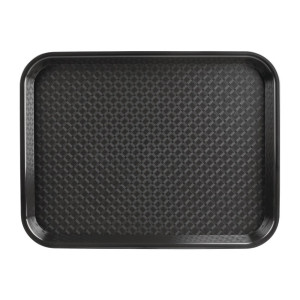 Pladenj za samopostrežno postrežbo črne barve 450 x 350mm - Olympia KRISTALLON - Fourniresto