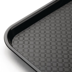 Pladenj za samopostrežno postrežbo črne barve 450 x 350mm - Olympia KRISTALLON - Fourniresto
