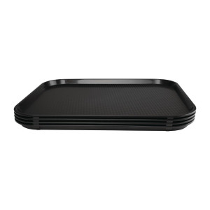Pladenj za samopostrežno postrežbo črne barve 450 x 350mm - Olympia KRISTALLON - Fourniresto