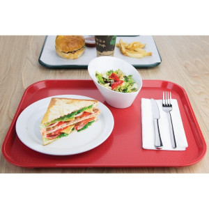 Pladen za samopostrežbo rdeče barve 450 x 350 mm - Olympia KRISTALLON - Fourniresto