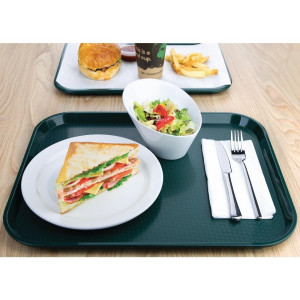 Pladenj za samopostrežbo zelen 450 x 350 mm - Olympia KRISTALLON - Fourniresto