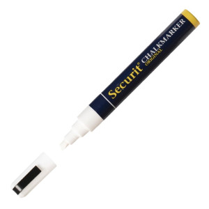 Kredni marker 6mm bel - Securit - Fourniresto
