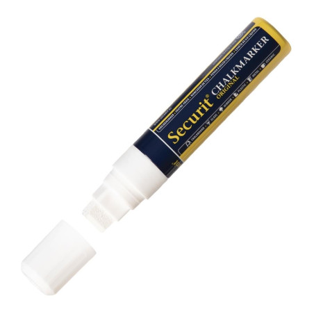 Kredni marker 15mm bel - Securit - Fourniresto