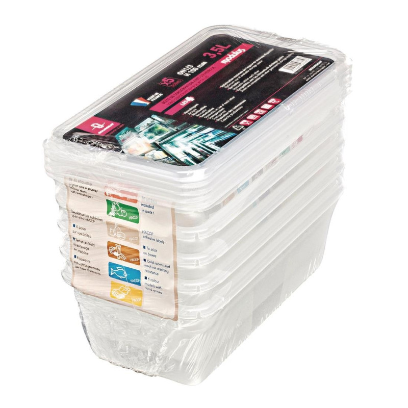 Škatla za shranjevanje GN1/3 Modulus za intenzivno uporabo 3,5L - Komplet 5 - Bourgeat - Fourniresto Škatla za shranjevanje GN1/3 Modulus za intenzivno uporabo 3,5L - Komplet 5 - Bourgeat - Fourniresto