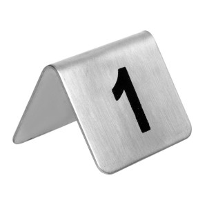 Številke miz iz nerjavečega jekla od 1 do 10 - Olympia - Fourniresto