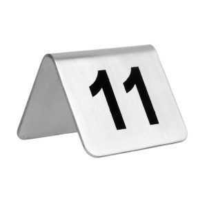 Številke miz iz nerjavečega jekla od 11 do 20 - Olympia - Fourniresto