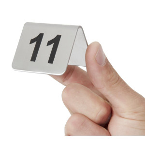 Številke miz iz nerjavečega jekla od 11 do 20 - Olympia - Fourniresto