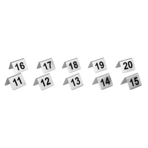 Številke miz iz nerjavečega jekla od 11 do 20 - Olympia - Fourniresto