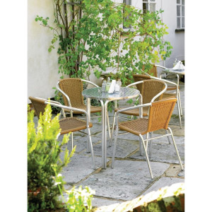 Okrogla zložljiva bistro miza 600mm - Bolero - Fourniresto