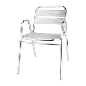 Stolčki za zlaganje Alu - Komplet 4 - Bolero - Fourniresto