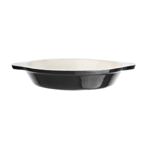 Pekač za gratin črnega okroglega - 400 ml - Vogue