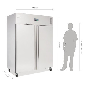 Hladilna omara s 2 vrati - 1300 L - Polar - Fourniresto
