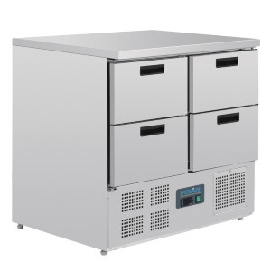 Hladilna miza s 4 predali 240L - Polar - Fourniresto