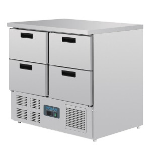 Hladilna miza s 4 predali 240L - Polar - Fourniresto