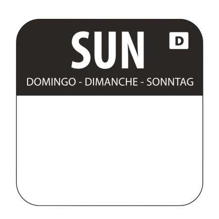 Topljive etikete za živila "Dimanche" - Vogue