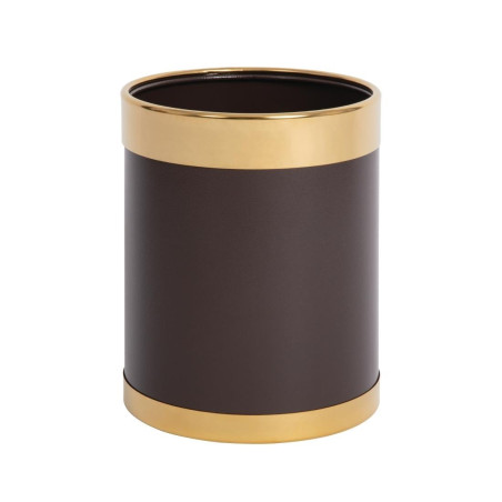 Corbeille À Papier avec Bordure Dorée 10,2 L - Bolero - Fourniresto Corbeille À Papier avec Bordure Dorée 10,2 L - Bolero - Fourniresto