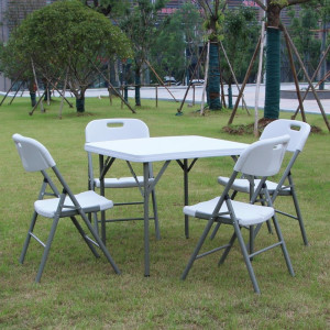 Pližna kvadratna miza 86cm - Bolero - Fourniresto