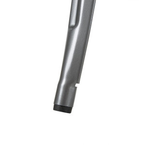Kvadratna miza iz sivega kovinskega jekla - D 668 x Š 668 mm - Bolero