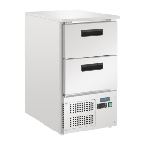 Hladilna miza z 2 predaloma GN - 65 L - Polar