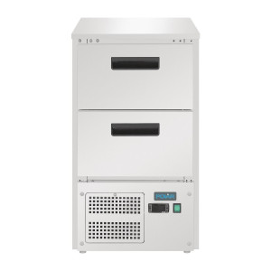 Hladilna miza z 2 predaloma GN - 65 L - Polar