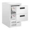 Hladilna miza z 2 predaloma GN - 65 L - Polar