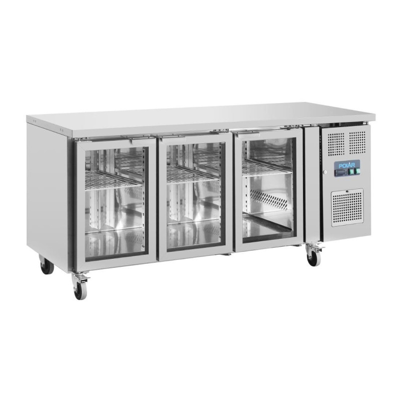 Hladilna miza s 3 steklenimi vrati - 358 L - Polar Hladilna miza s 3 steklenimi vrati - 358 L - Polar