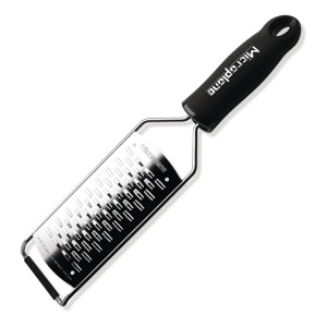 Rendilec z dvojnim ostrim rezilom črne barve | Microplane Gourmet