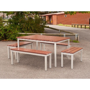 Zunanja klop Imitacija orehovega lesa 1050 mm Gopak CK814