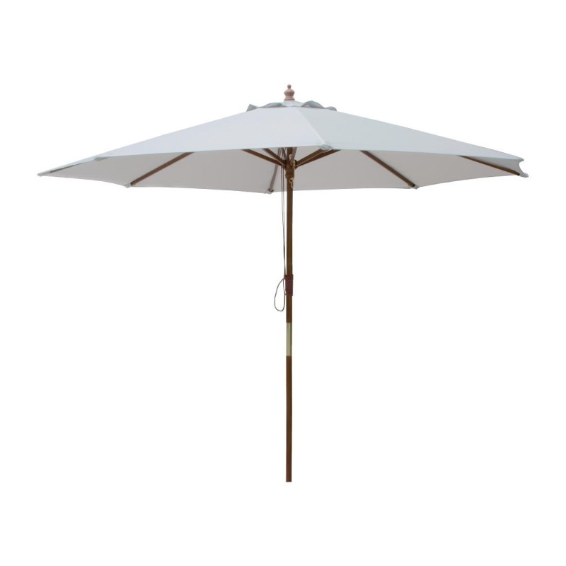 Round Grey 3m Bolero Parasol - Elegance and UV Protection Round Grey 3m Bolero Parasol - Elegance and UV Protection
