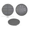 Krožna miza iz temno sivega aluminija premera 580 mm Bolero - Moderen slog & odpornost