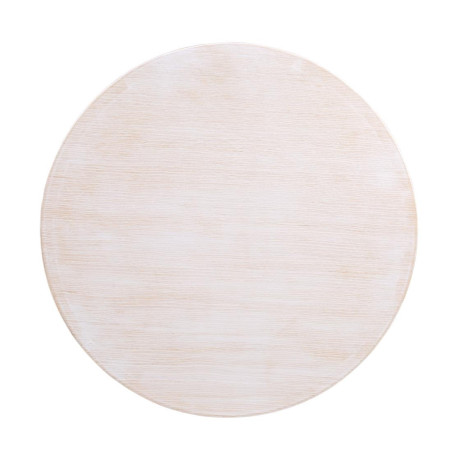 Okrogla bela vintage miza premera 600 mm Bolero DY729